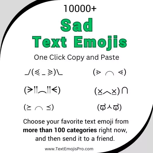sad Text Emojis